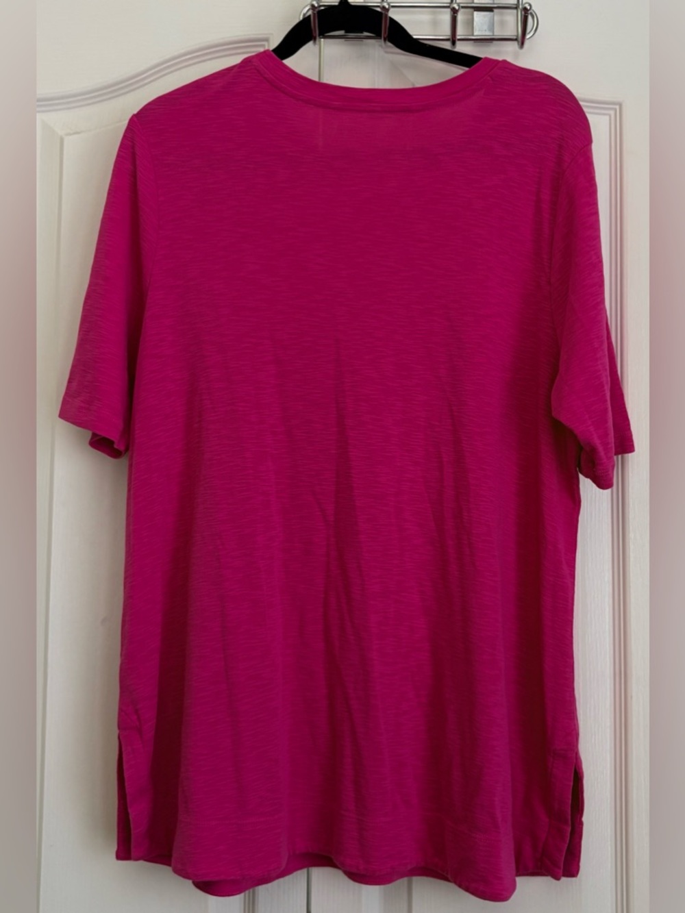I Jill Women's Top, Pima Cotton, Magenta, xl - Picture 2 of 5